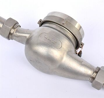 Ss 304 Stainless Steel Water Flow Meter in Size 15-40mm