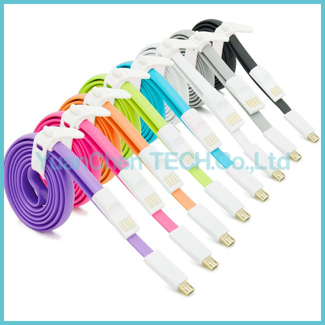 Micro USB2.0 Cable Flat 5pin Data Charger Cable for Android