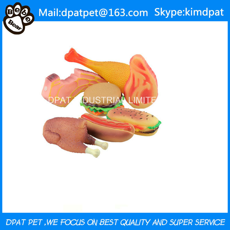 Rubber Latex Pet Toy with Squeaker