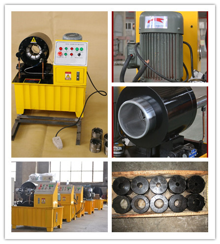 China Factory Professional Manufacture 1/4''~2'' Hydraulic Hose Swaging Machine!