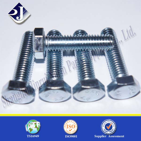 Hex Bolt with Grade 8.8 A307 Made by Shanghai China