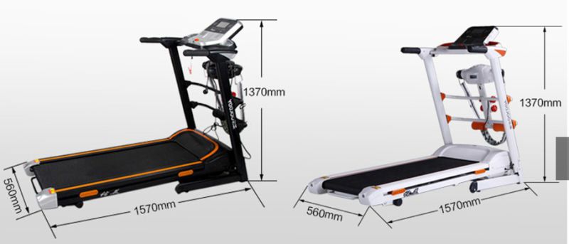 New Design 2.0pH with MP3, USB for Household Motorized Treadmill