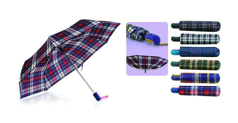 Check Compact Manual Open Umbrellas (YS-3FM21083403R)