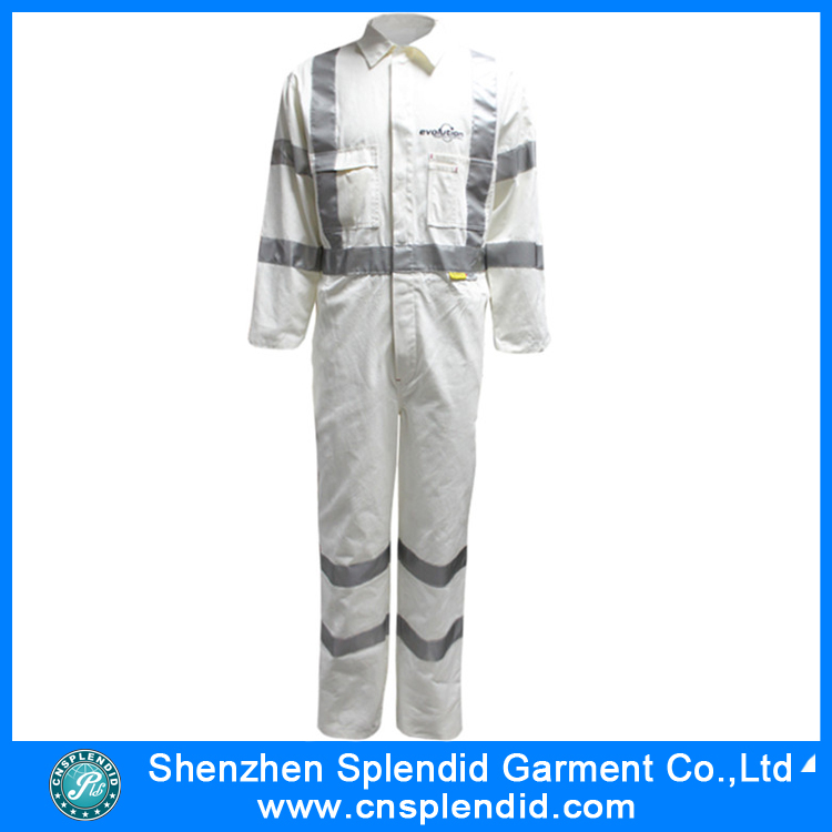 Wholesale Hi Vis Workwear Cotton Protective Safety Coverall for Men