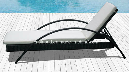 Wicker Lounge for Outdoor with One Piece / SGS (7615-1)