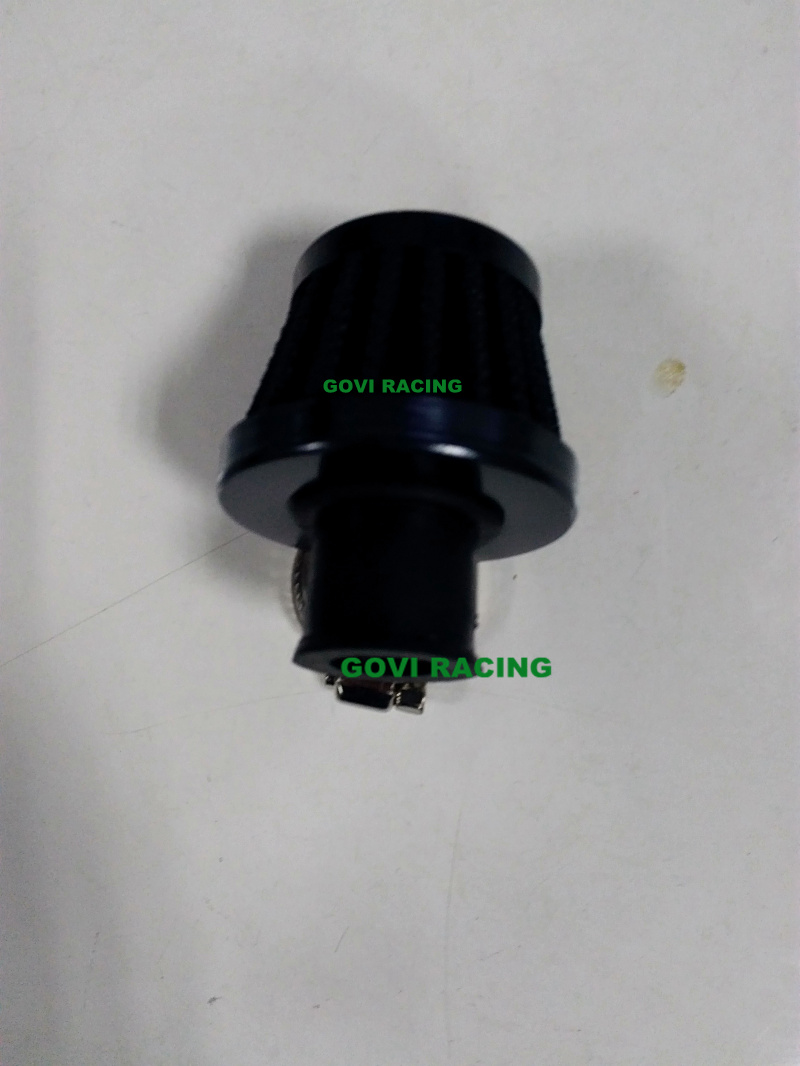 Black 15mm Car Air Breather Filters for Motorcycle Air Intake Pipe