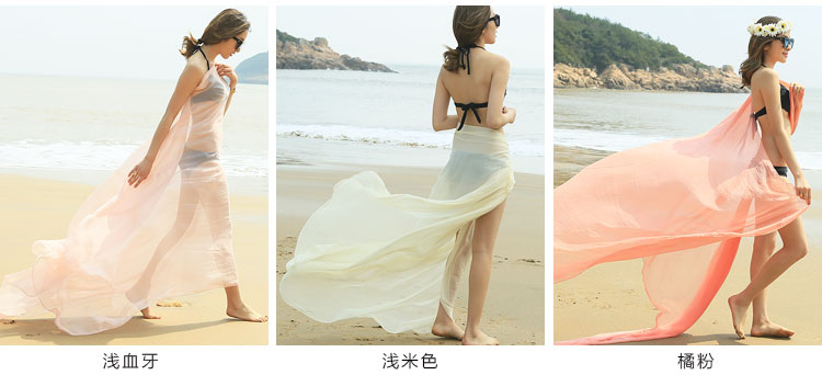 Hot Fabric Sexy Style Voile Romantic Beach Essential Mysterious Fabric