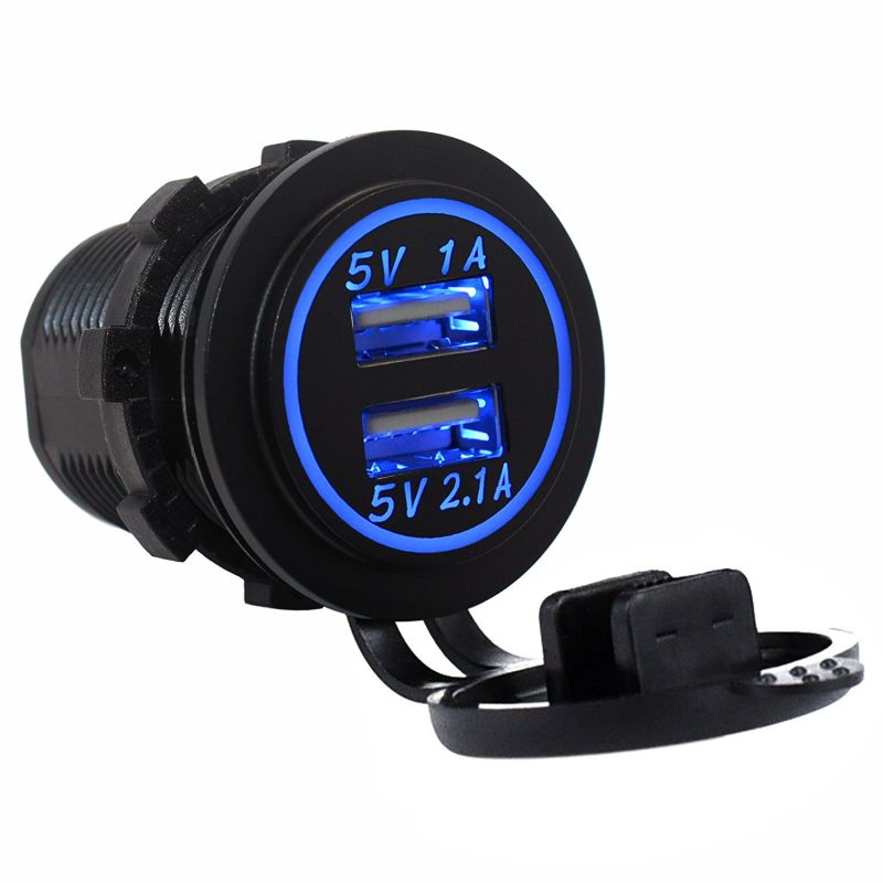 Car Dual USB Plug Socket