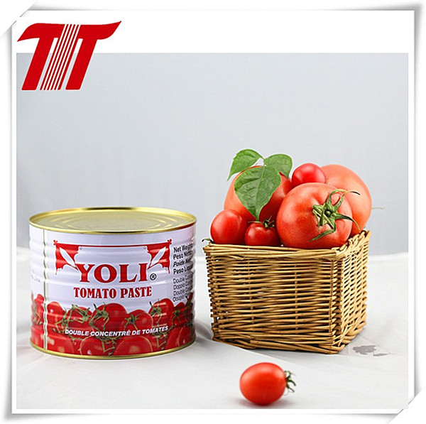 Organic Healthy 210g Canned Tomato Paste with Yoli Brand