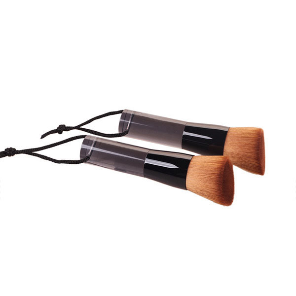 Multifunctional Flat Oblique Foundation Brush Acrylic Handle Contour Brush