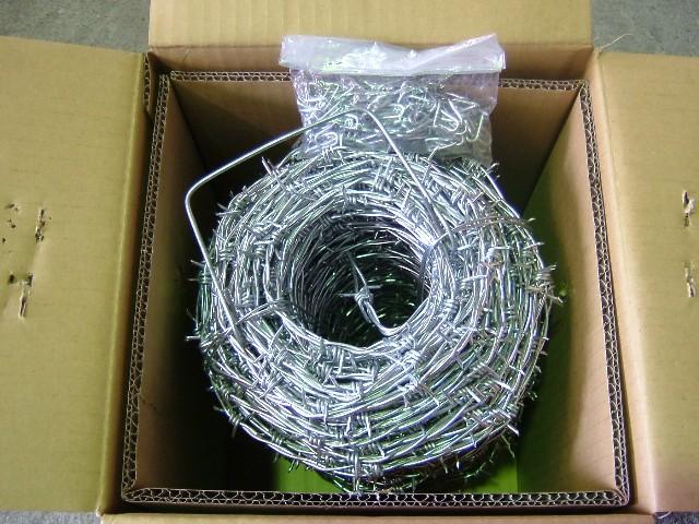 Galv. or PVC Coated Double Twist Barbed Wire for Fence
