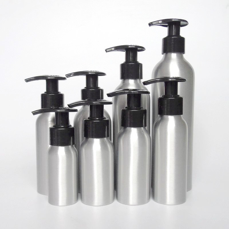 Aluminum Bottle with Lotion Pump (NAL07)