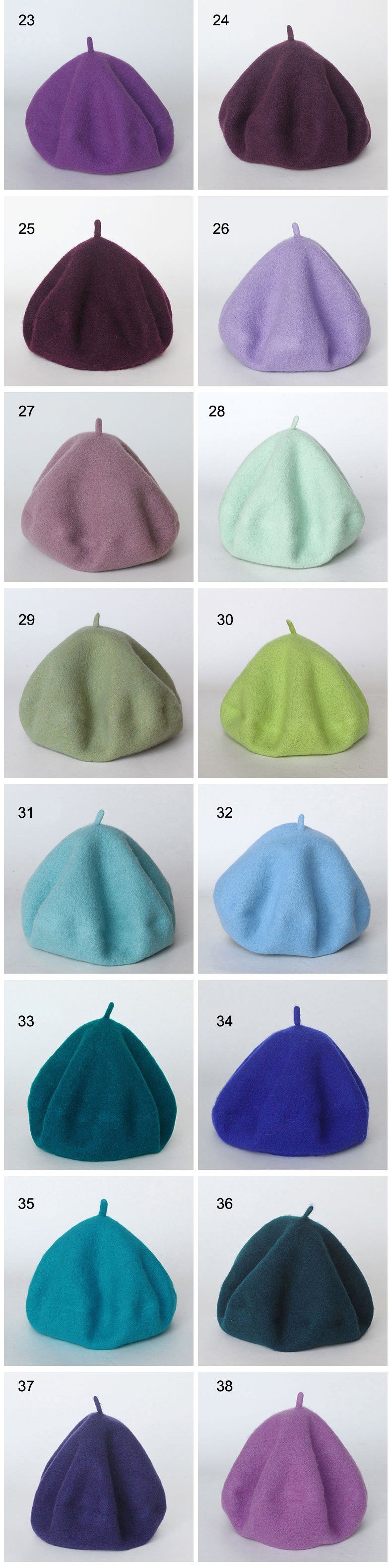 Womens Ladies Wool Warm Angora Winter Autumn Spring Cap Hat Beret (HW806)