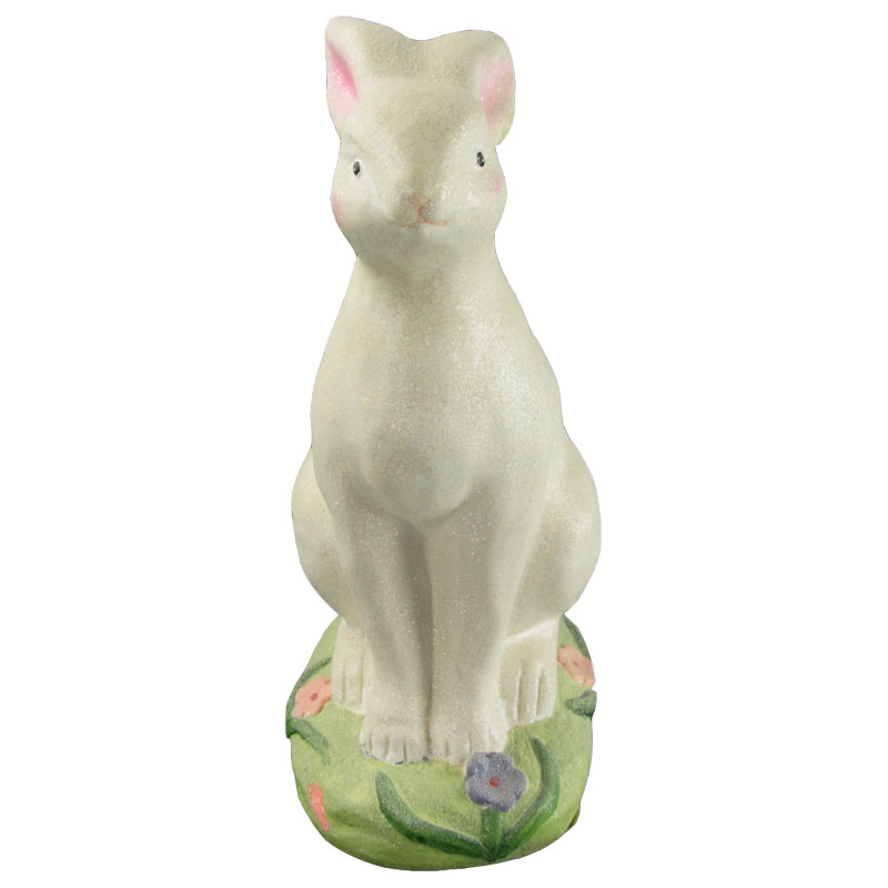 Animal Shaped Ceramic Rabbit for Easter Decoration