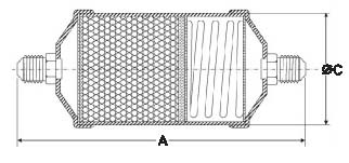 Molecular Sieve Liquid Line Refrigeration Filter Drier (SDML-052)