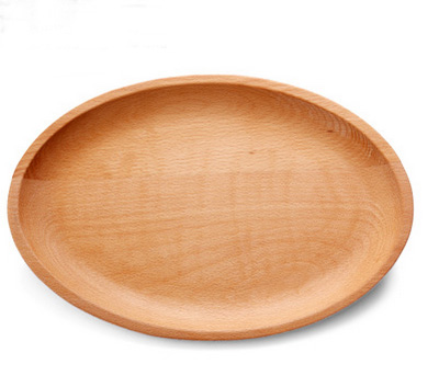 Home Use Beech Wood Tray, Wood Plate.