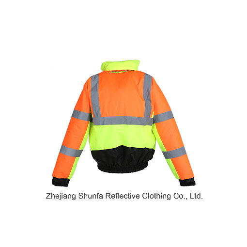 100% Polyester 3m Reflective Safety Bomber Jacket