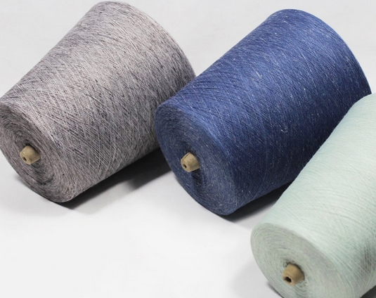 French Linen Polyester Blend Yarn for Fabric and Textile