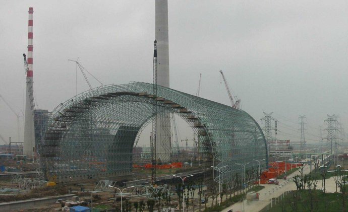 Coal Shed by Steel Space Frame