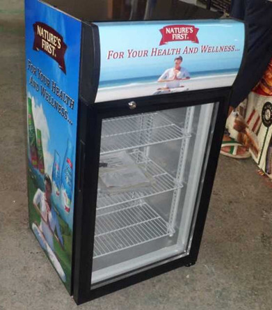 Mini Coke Display Counter Fridge Small Beverage Fridge