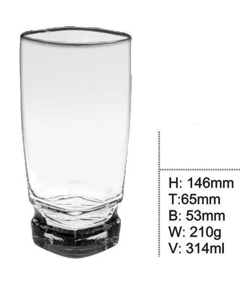 High Quality Drinking Class Cup for Tea Glassware Kb-Hn0120