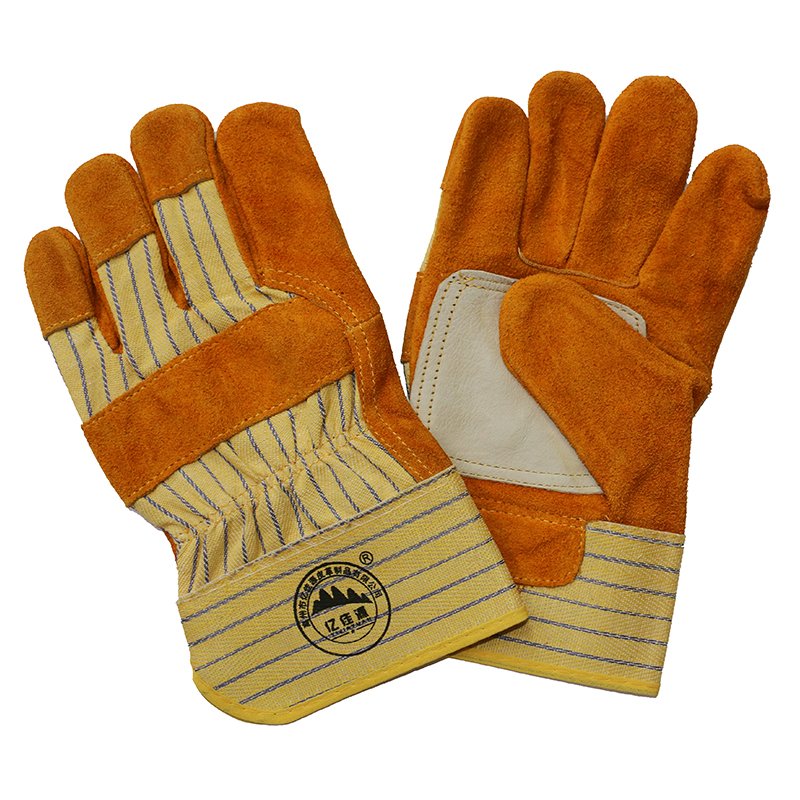 Doubl Palm Hand Protective Cut Resistant Industrial Working Gloves