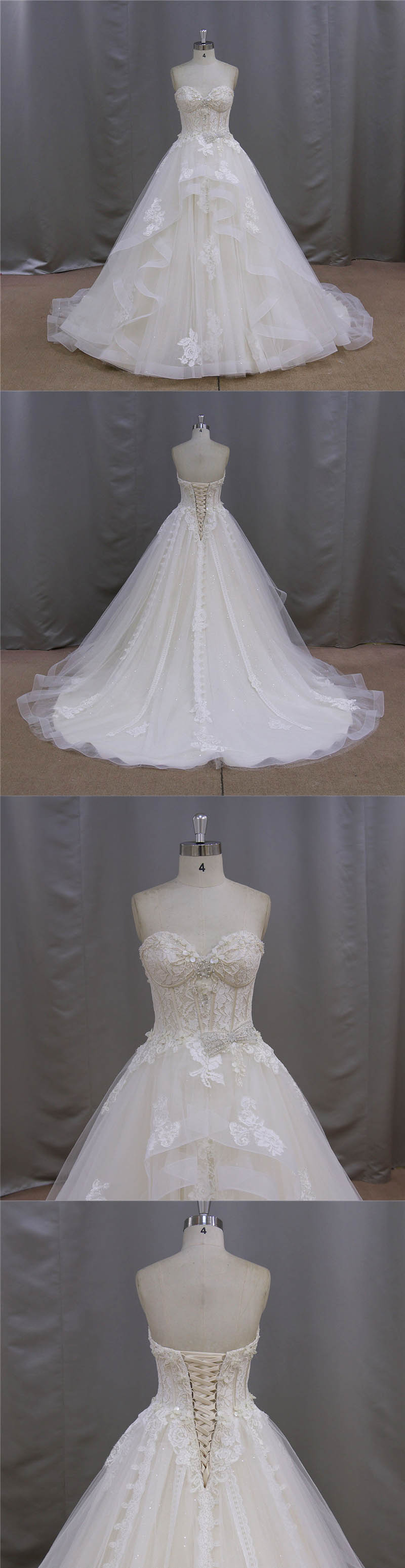 Champagne Aline Wedding Dress From Guangzhou