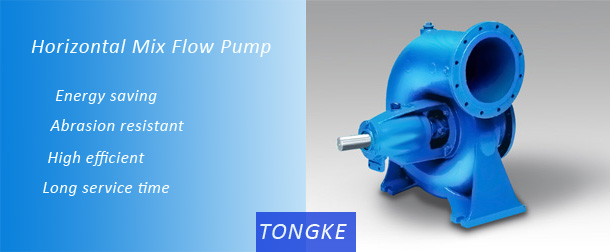 Mixed Flow Horizontal Surface Water Irrigation Pump