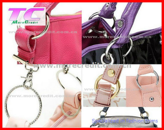 Oblate Metal O-Ring Buckle for Handbag