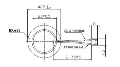 Piezo Ceramic Element Piezo Disc Piezo Disc Ceramic Element