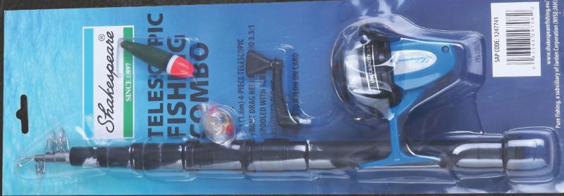 Clam Shell Fishing Tackle Combo 5.3FT 5 Section 20-50g Fishing Set