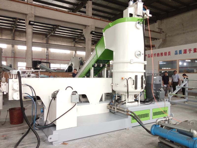 Ml75 PLC Control PP, PE Film Pelletizing Line Plastic Recycling Machinery