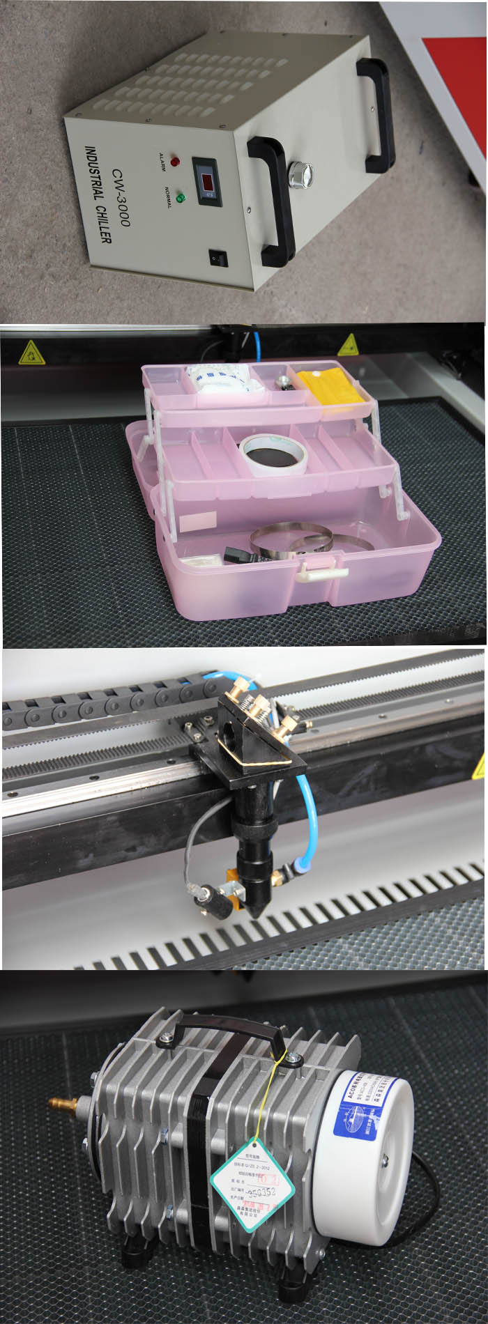 Nameplate Logos Pet Tag CO2 Laser Cutting Engraving Machine