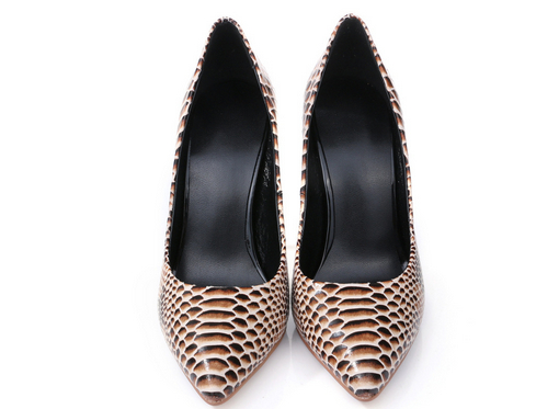 Sexy High Heel Snake Pattern Shoes for Ladies (HS17-42)