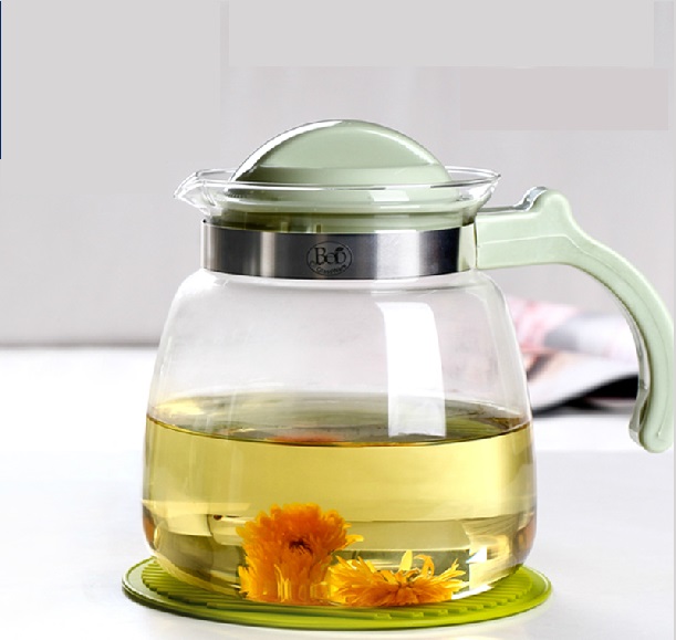 Heat Resistant Tea Pot Glass Kettle for Water and Drink