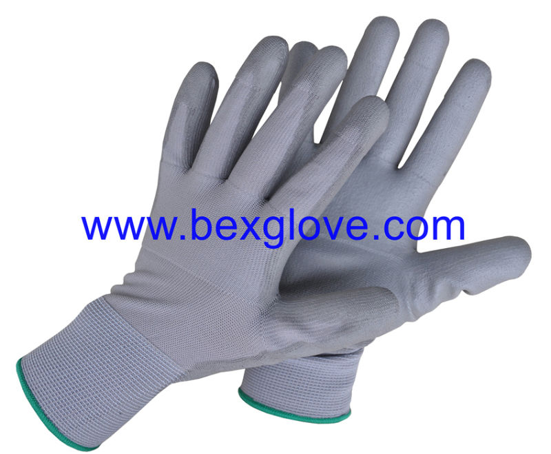 13 Gauge Polyester Liner, U2 Style, PU Glove