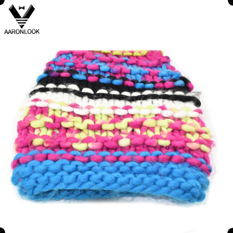Fashionable Colorful Warm Thick Long Hand Made Hat