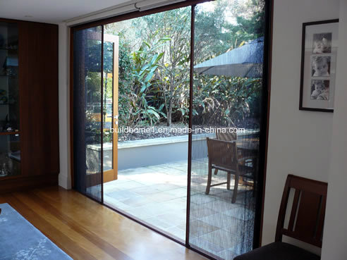 Custom Retractable Insect Screen for Large Doors