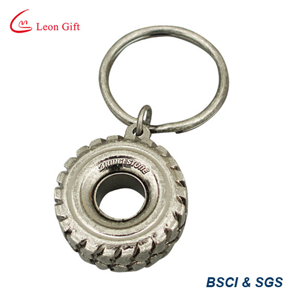 Plunger / Piston Shaped Metal Key Ring