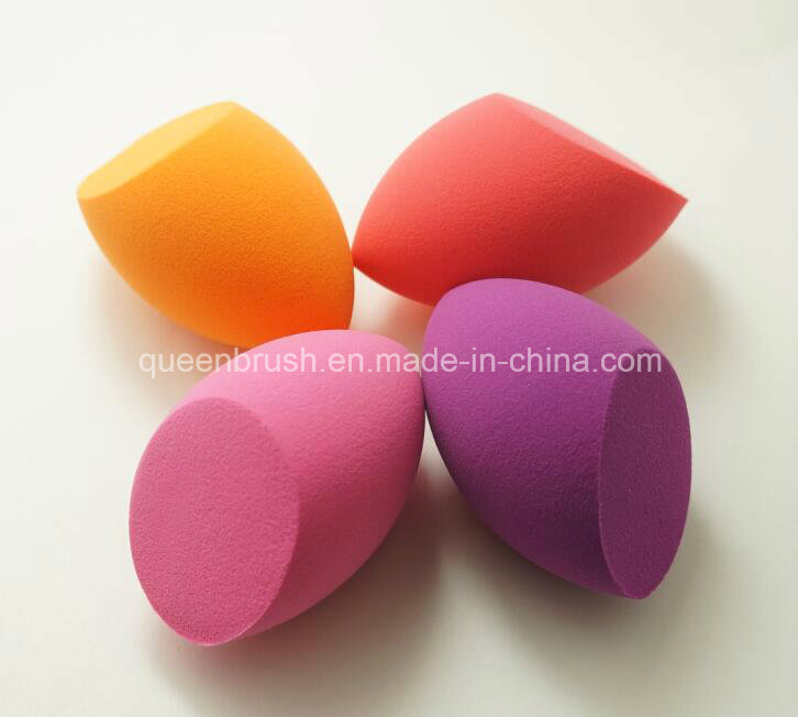 Hydrophilic Oval Shape Makeup Non Latex Cosmetic Sponge