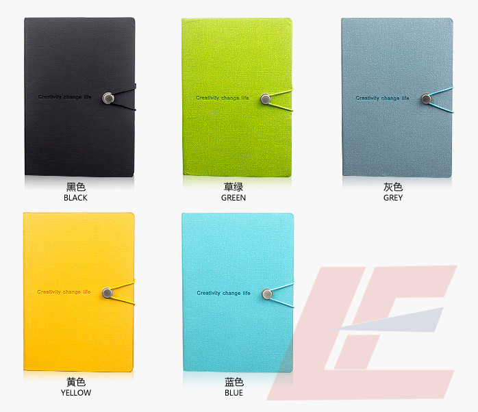 China Manufacturer Products All Kinds of Paper Notebook, Hot Sale Leather Notebook with Pen