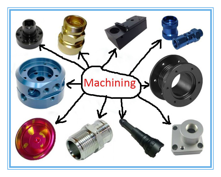 Precision CNC Brass Parts Machining with ISO 9001: 2008 Certified and No Vibration