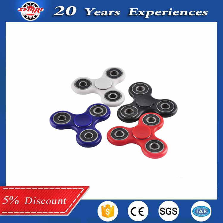 Red Hand Spinner Fidget Toy EDC High Speed Stainless Steel Bearing