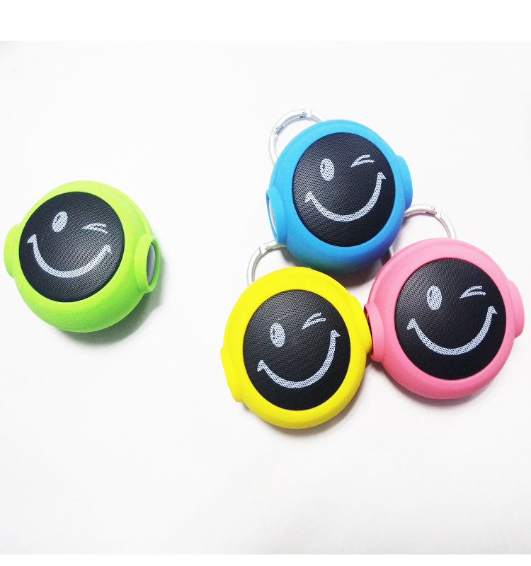 Multifunctional Smile Face Mini Bluetooth Speaker