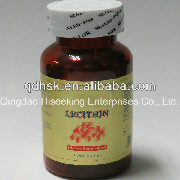 GMP Factory Health Care Food Supplement Soft Capsule Lecithin
