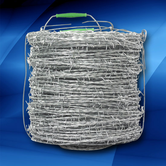 Electro Welded Galvanized Barbed Wire for Industry