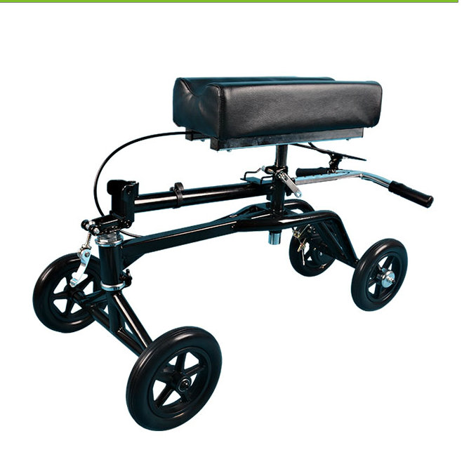 Deluxe Rollator Steel Knee Walker for Elderly