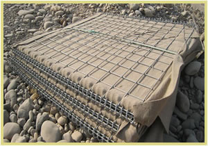 Anping Factory High Quality Hesco Barrier / Welded Galvanized Gabion Baskets