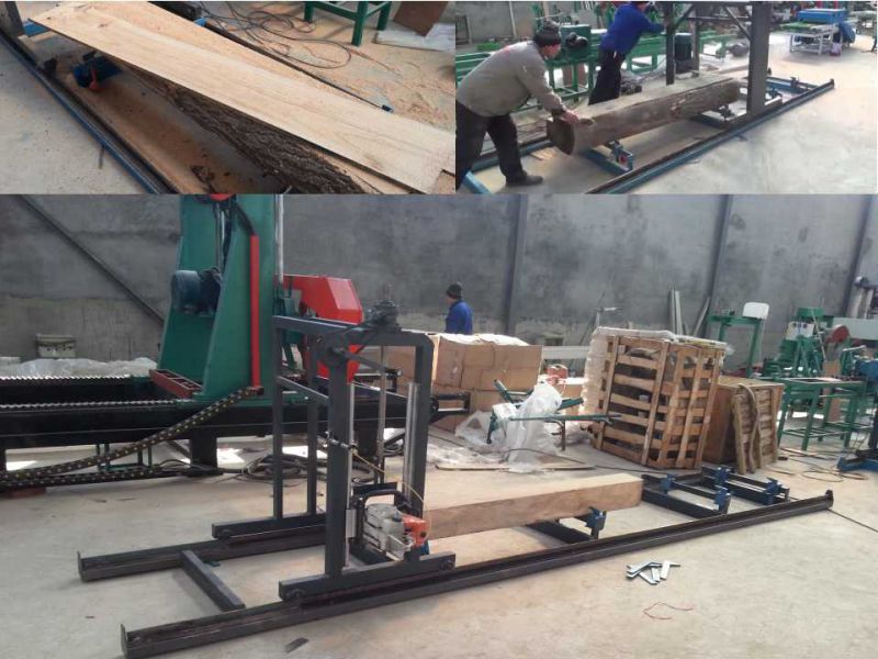 Gasoline Type Wood Cutting Machine Portable Petrol Chain Saw Mill