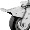 Heavy Duty PU M20 Thead Swivel Caster with Brake